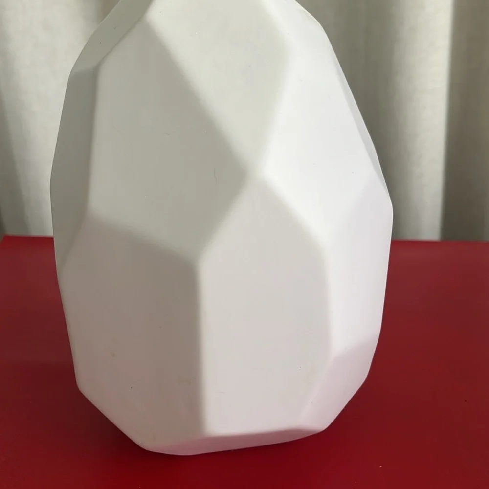 CB2 Geometric White Vase